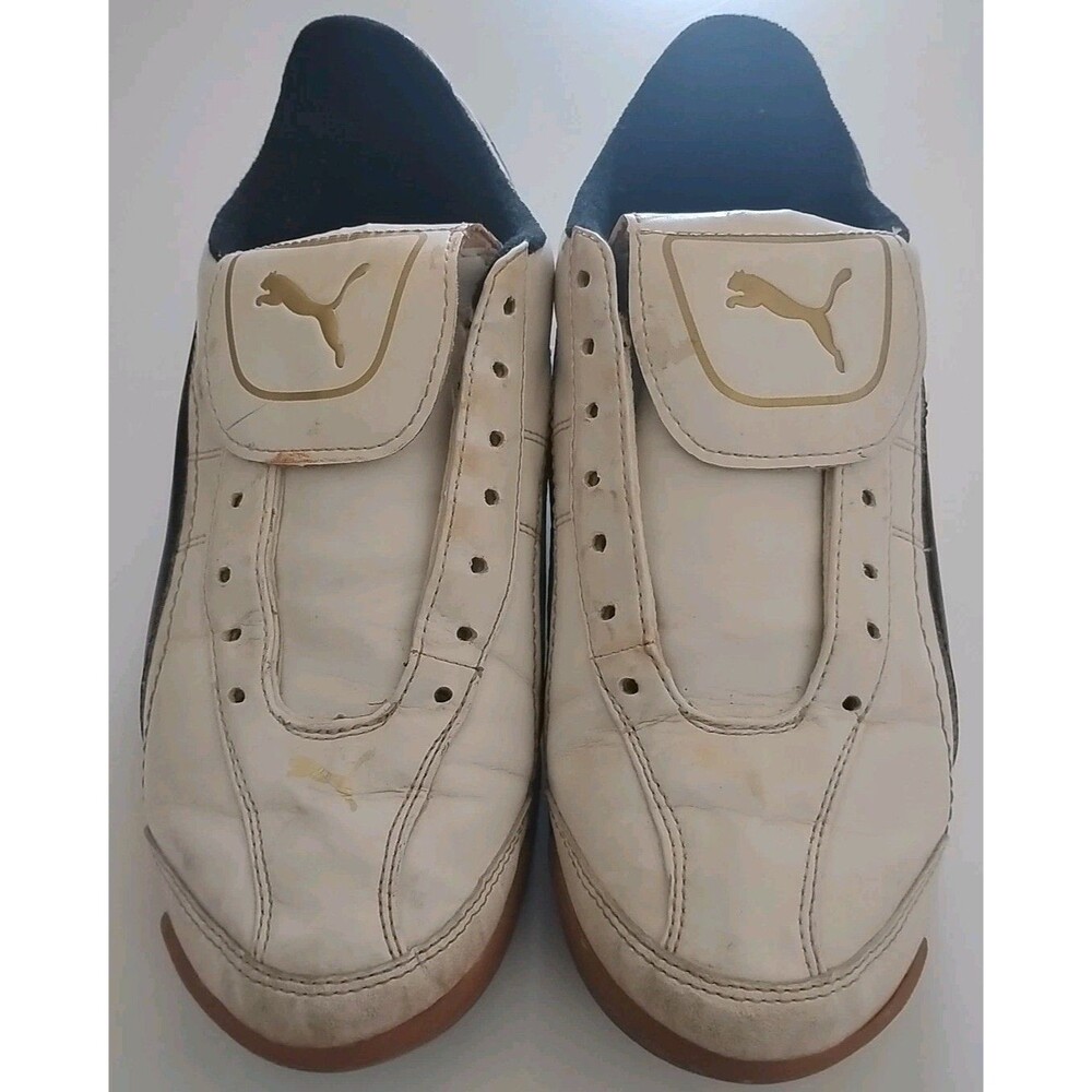 Puma Clyde Core Retro Lifestyle Casual Sneakers Men Size 9 Flip Tongue